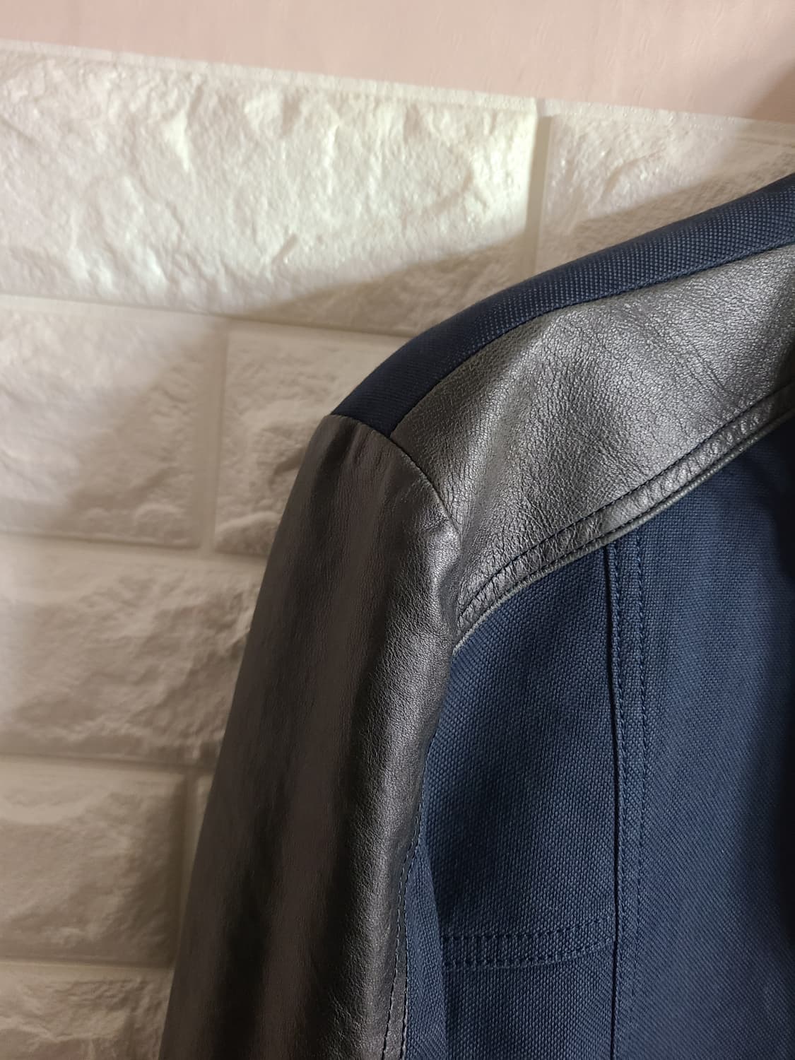 [수]반하트 디 알바자르 가죽배색 자켓(95) 상품이미지5