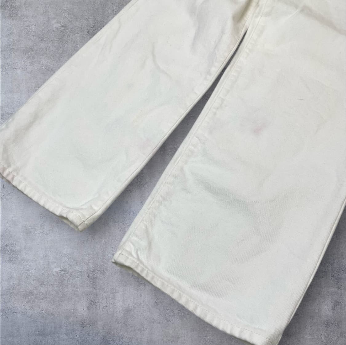 샵엠 Shopm 화이트 그레이스 데님 팬츠 M 상품이미지5