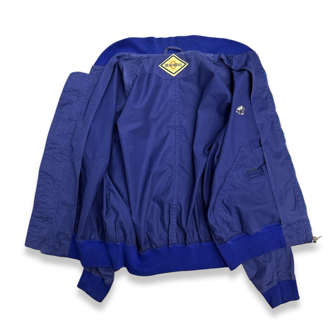 80s HUGO BOSS 페이디드 봄버 자켓 L 상품이미지3