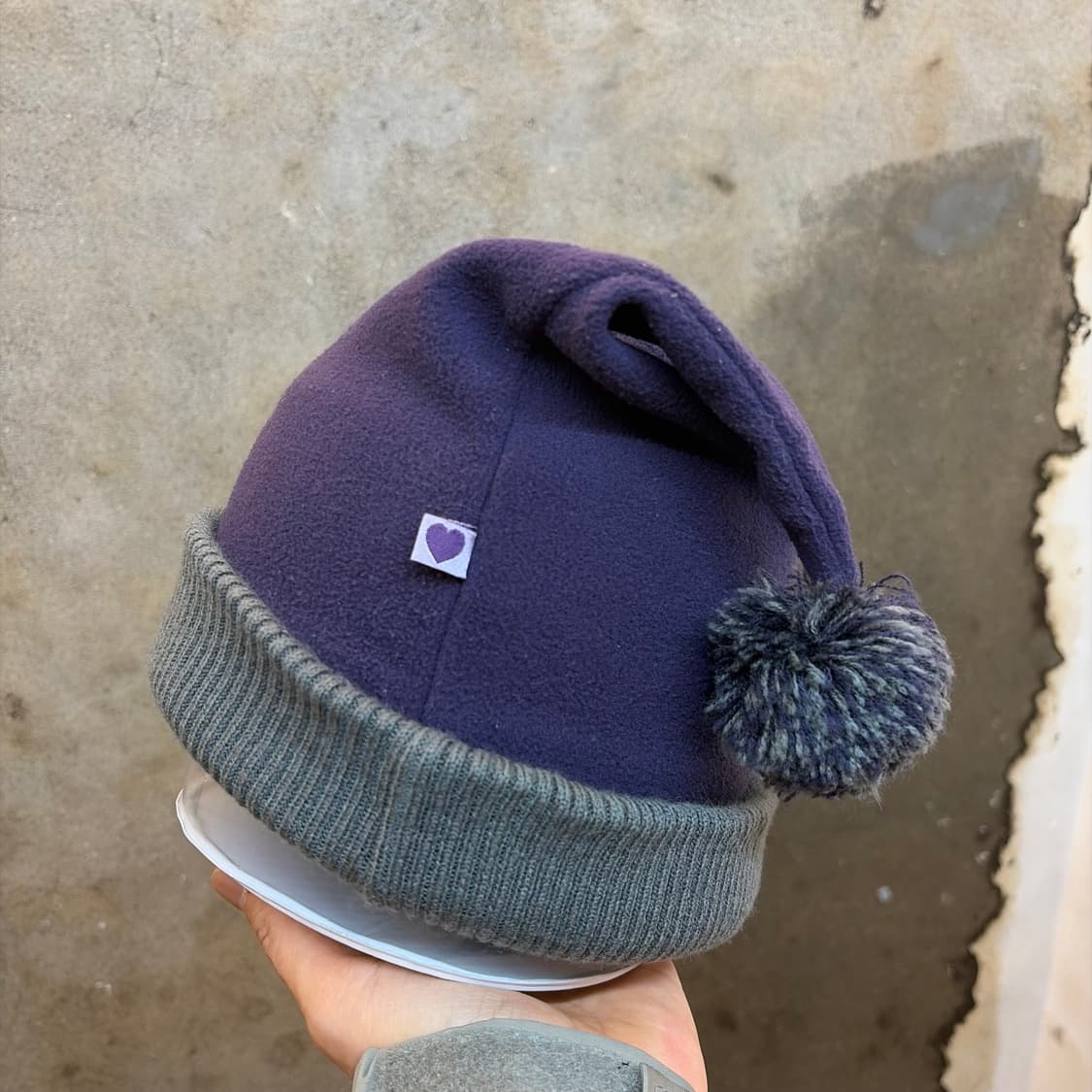 USA 빈티지 파워퍼프걸 더블방울 투톤 비니 상품이미지4