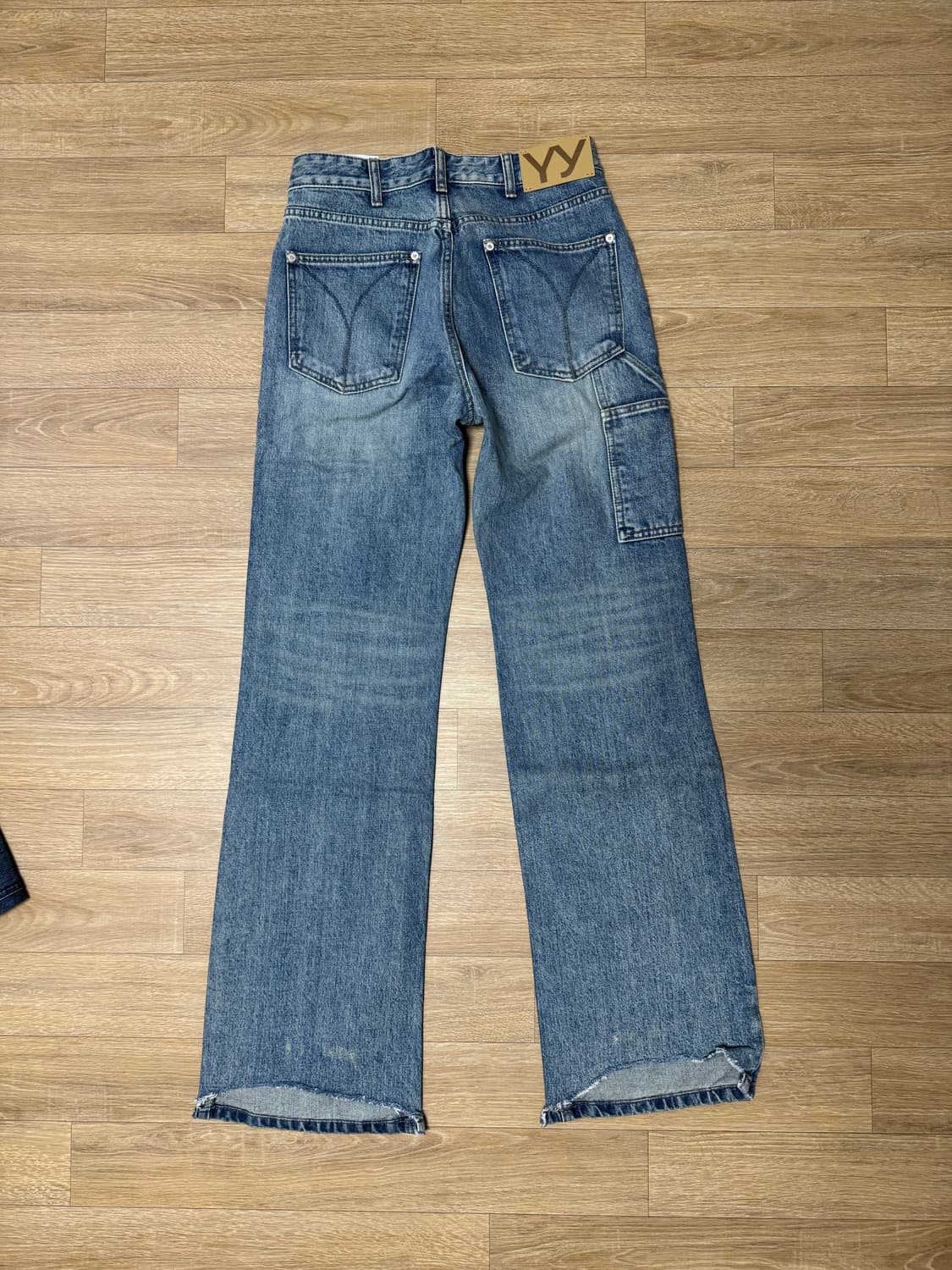 open yy 트럭커 데님 팬츠  상품이미지2