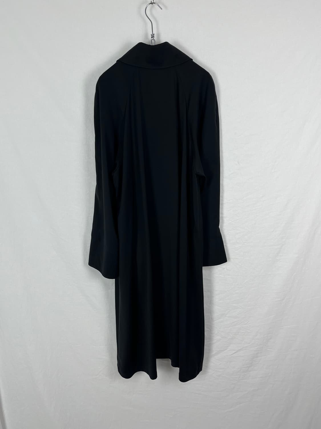 AKI 폴리 원단 롱 코트 상품이미지7