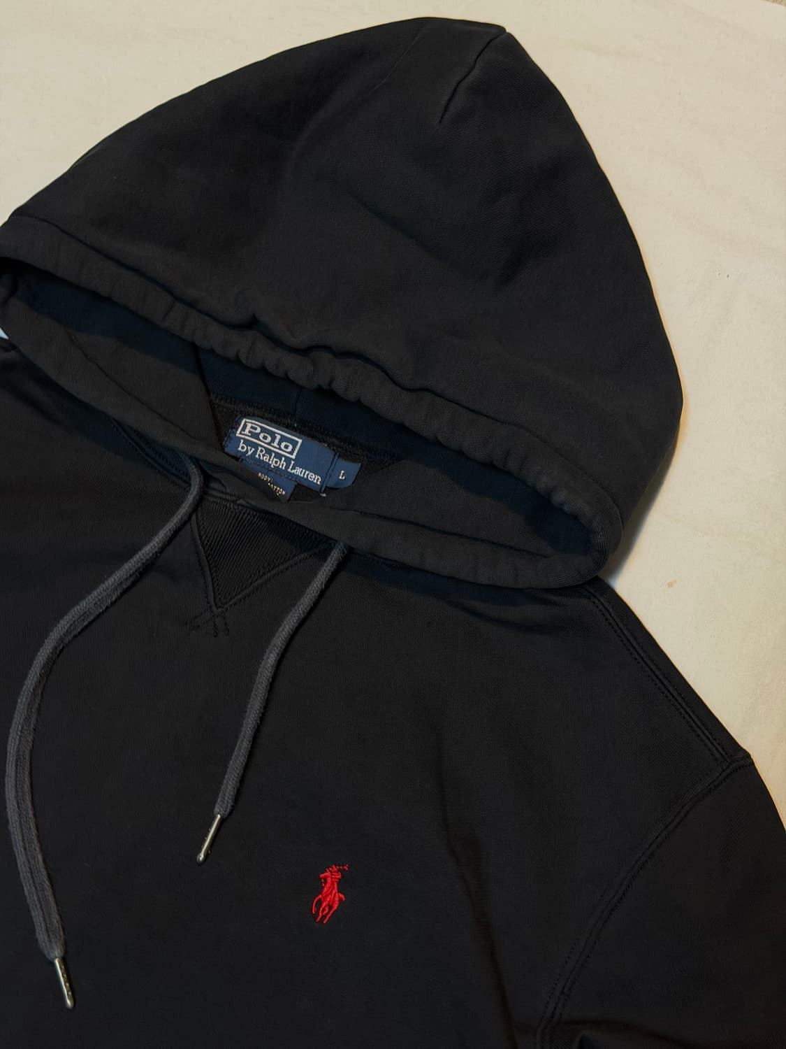 폴로 랄프로렌 포니 후드티 블랙 상품이미지2