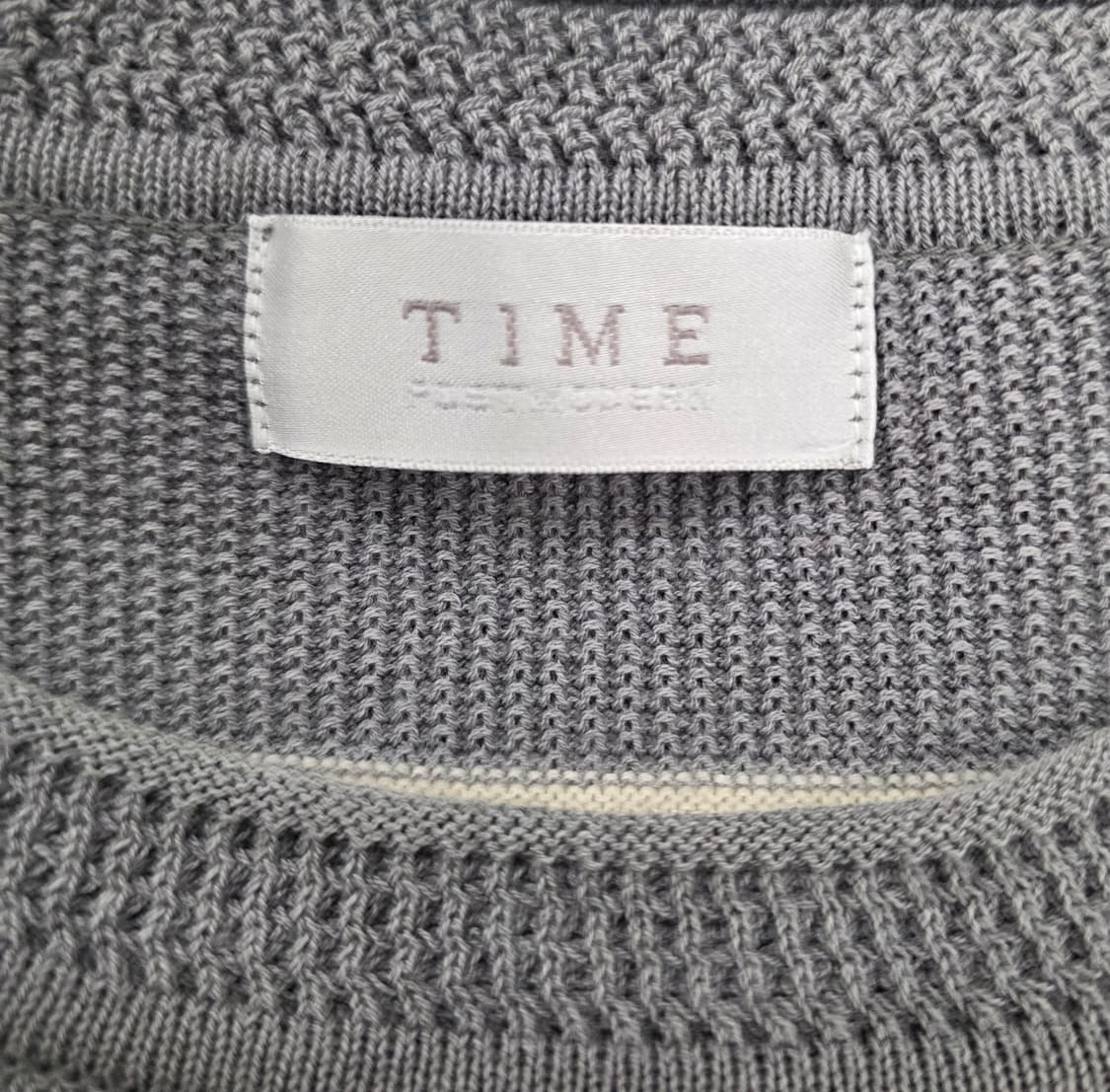 TIME 타임 여성 스트라이프 니트.  
싸이즈 95 상품이미지4