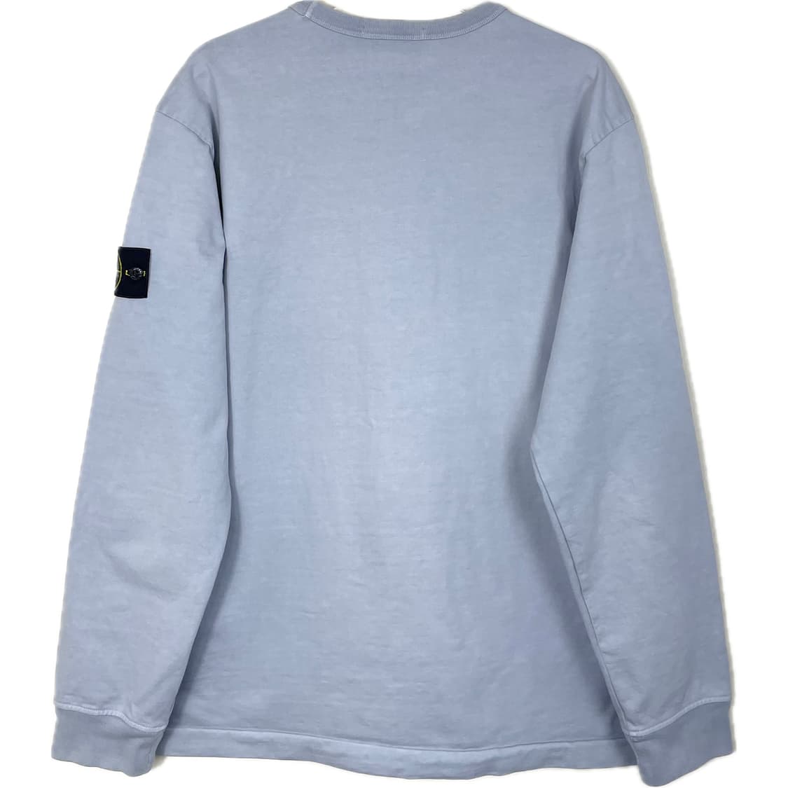 [XL] 스톤 아일랜드 와펜 패치 화이트 프로스트 트리트먼트 코튼 니트 상품이미지2