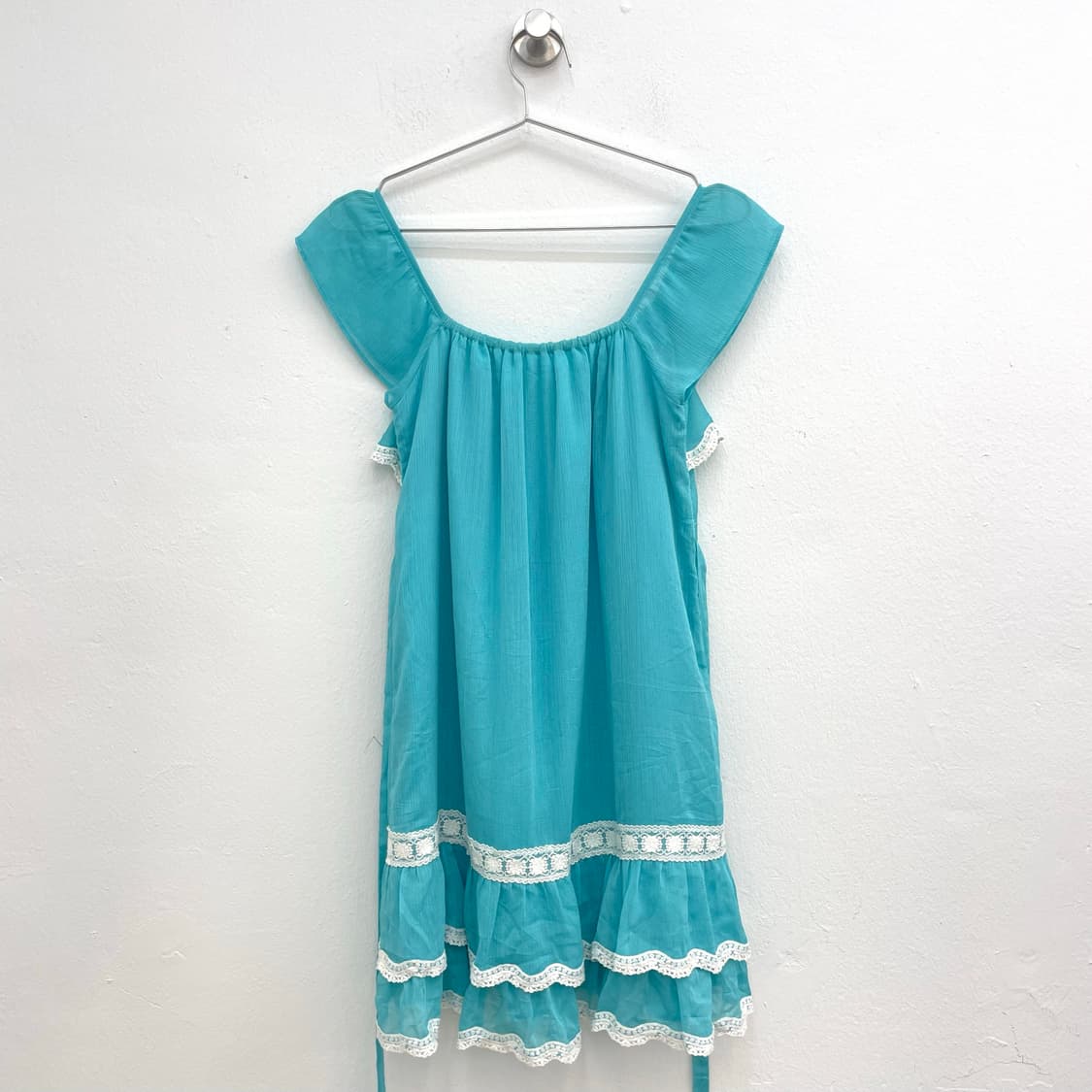 mint ruffle dress 상품이미지3