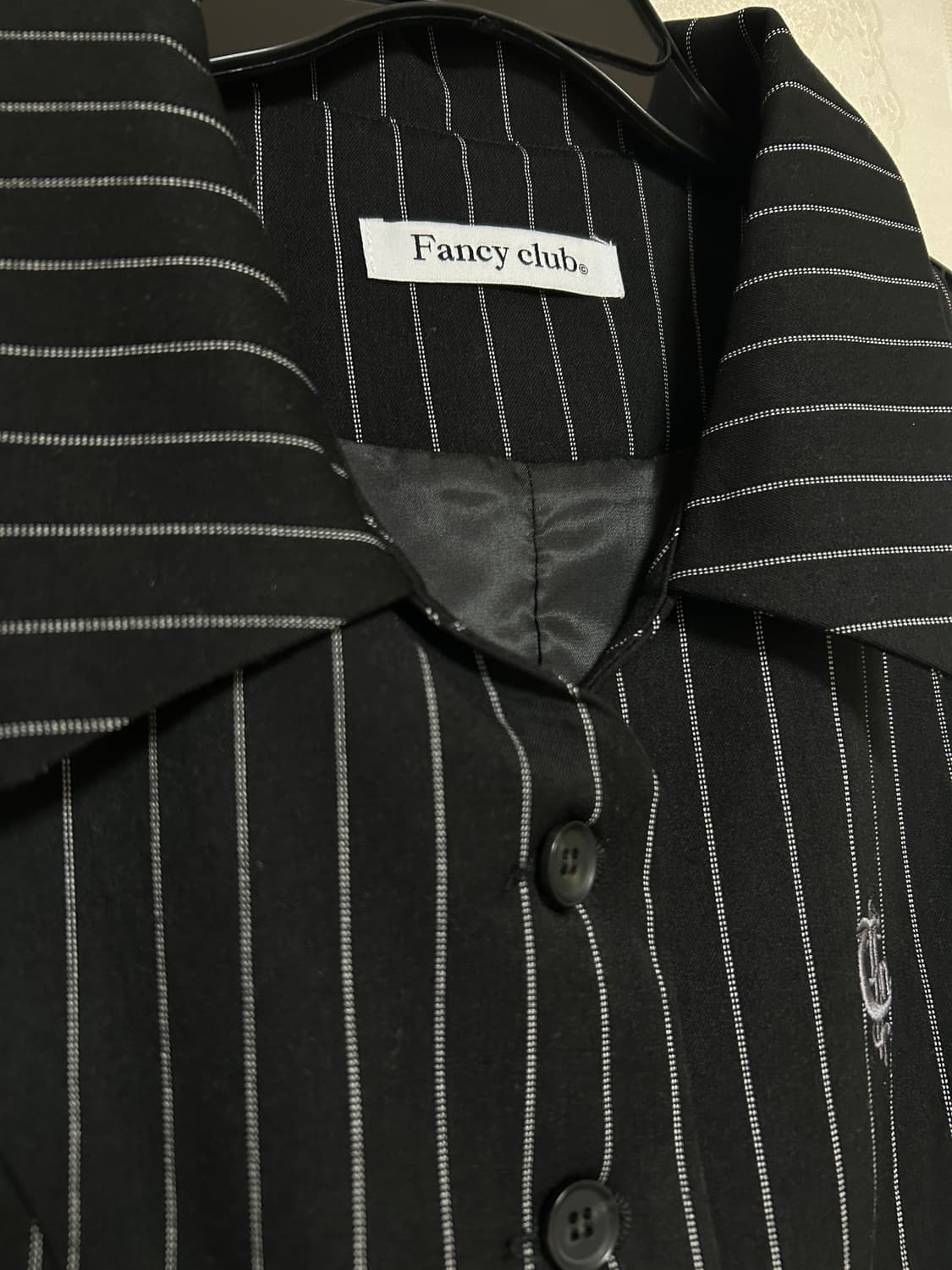 네스티팬시클럽 슬리브리스 카라 원피스 상품이미지2