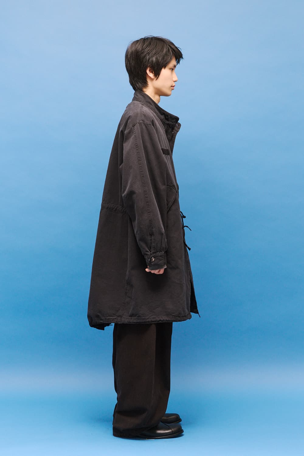 해칭룸 / 모즈파카 오버 다이드 블루차콜 / 4 상품이미지4