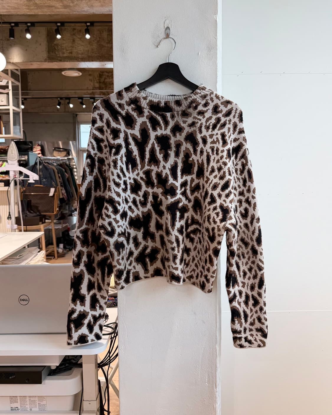 프로엔자 슐러 브라운 레오파드 니트  상품이미지2