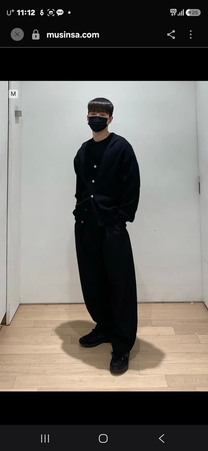 쿠어 오버핏 울 가디건 L 상품이미지1