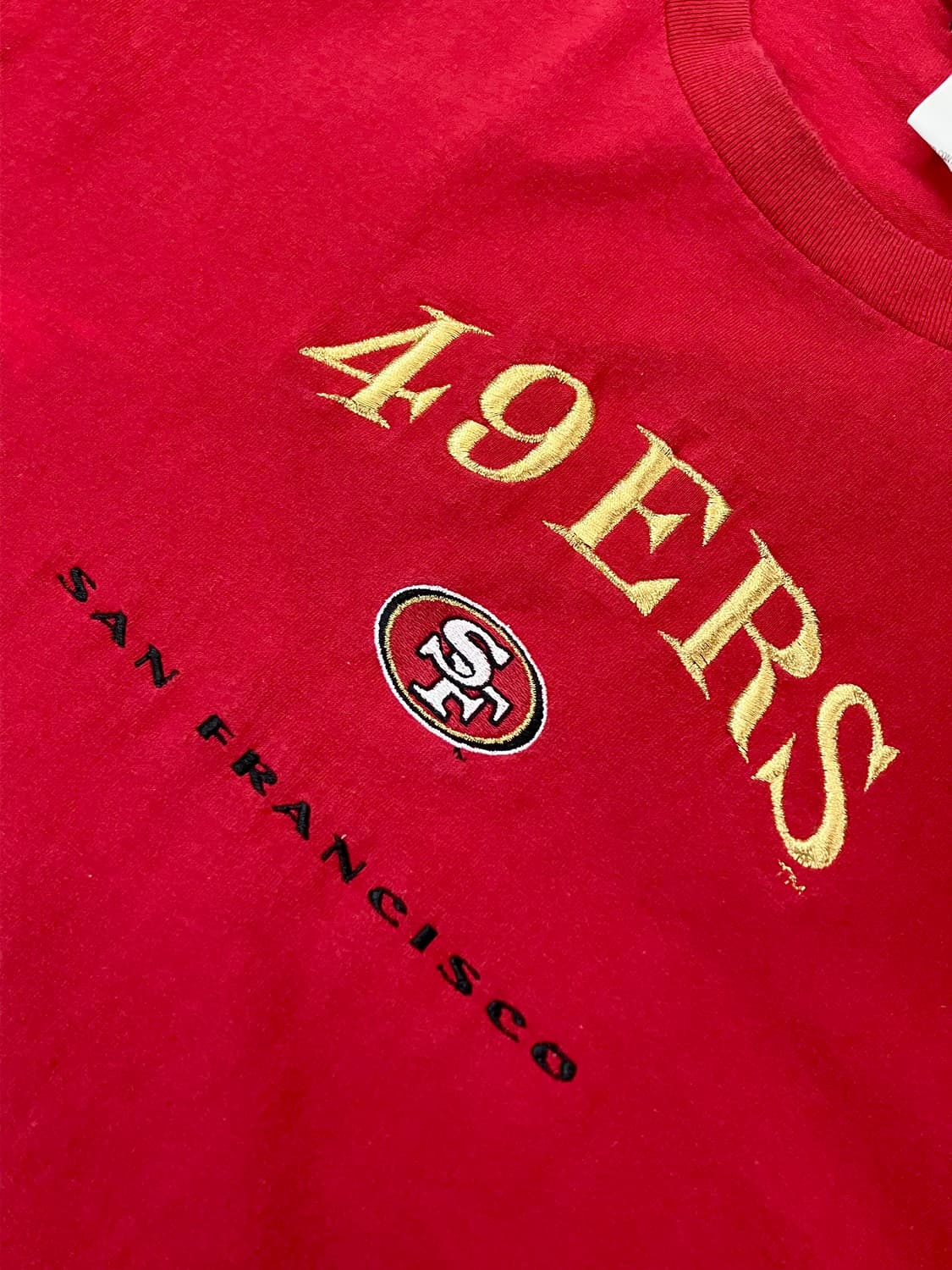 Lee 자수 반팔 티셔츠 레드 L  #csz3894  상품이미지4