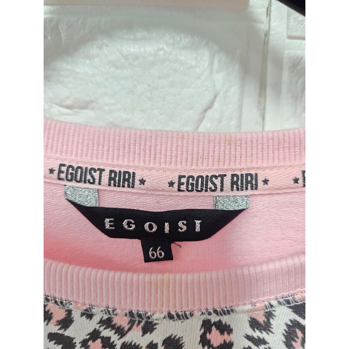 택포) EGOIST RIRI 레오파드 맨투맨 66(L) 상품이미지2