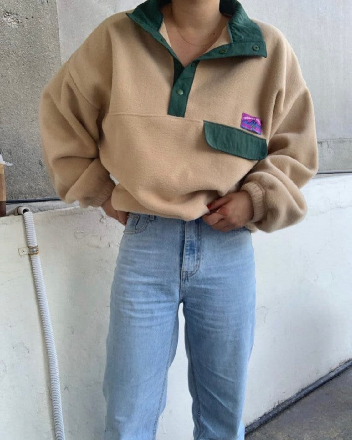 Amiment 아미먼트 도매택 후리스 아노락 free 상품이미지1