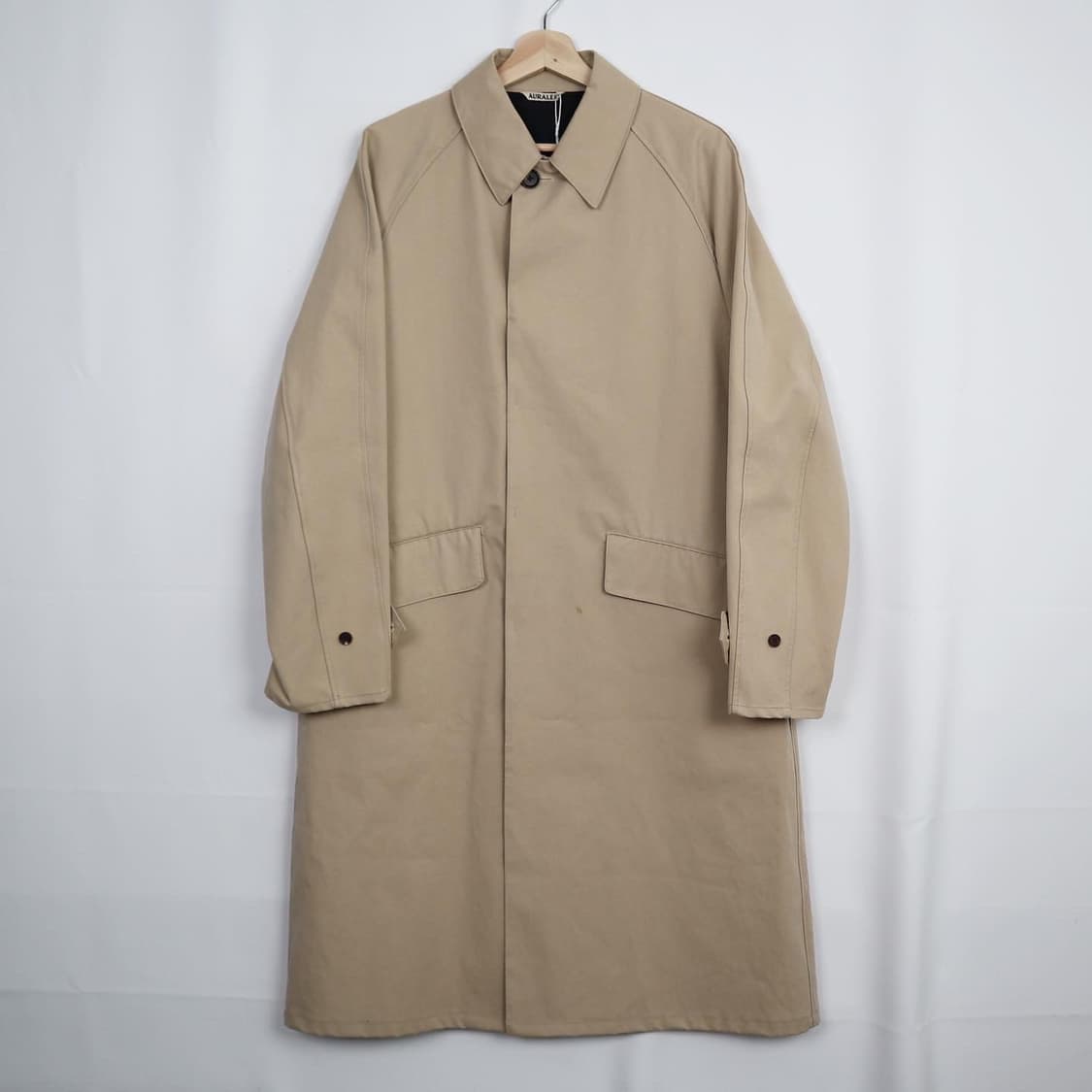 오라리 베이지 발마칸 코트 상품이미지1