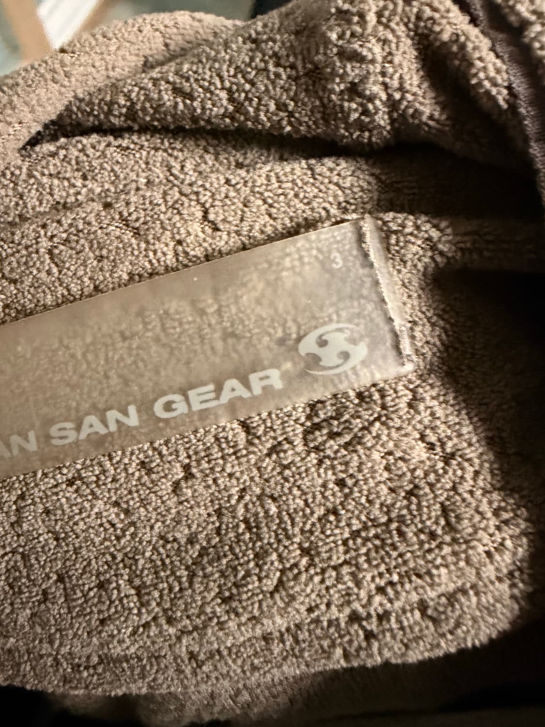 산산기어 버튼 플리스 재킷 브라운 상품이미지2