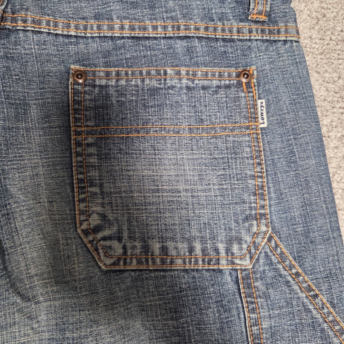 일본제 Lowrys Farm 카펜터 데님 팬츠 33 상품이미지3