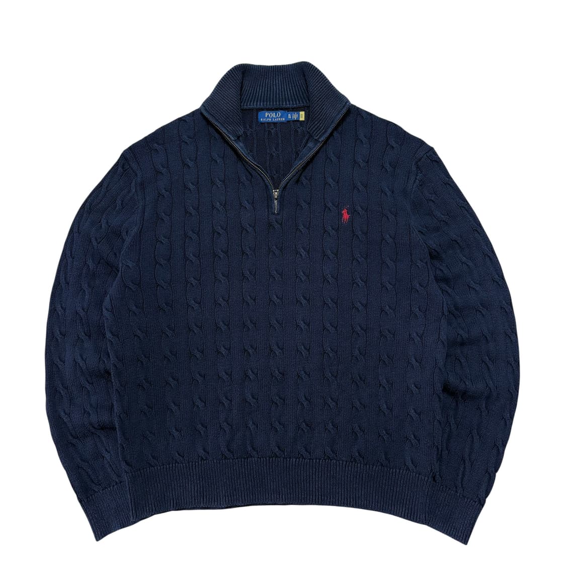 폴로랄프로렌 기본로고 하프집업 니트 상품이미지1