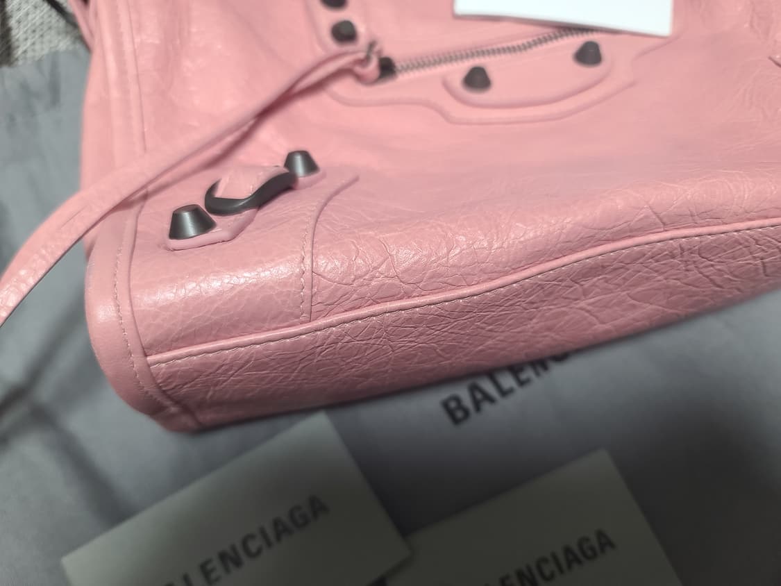 발렌시아가 르시티백 스몰 핑크 토트백 크로스백 상품이미지2