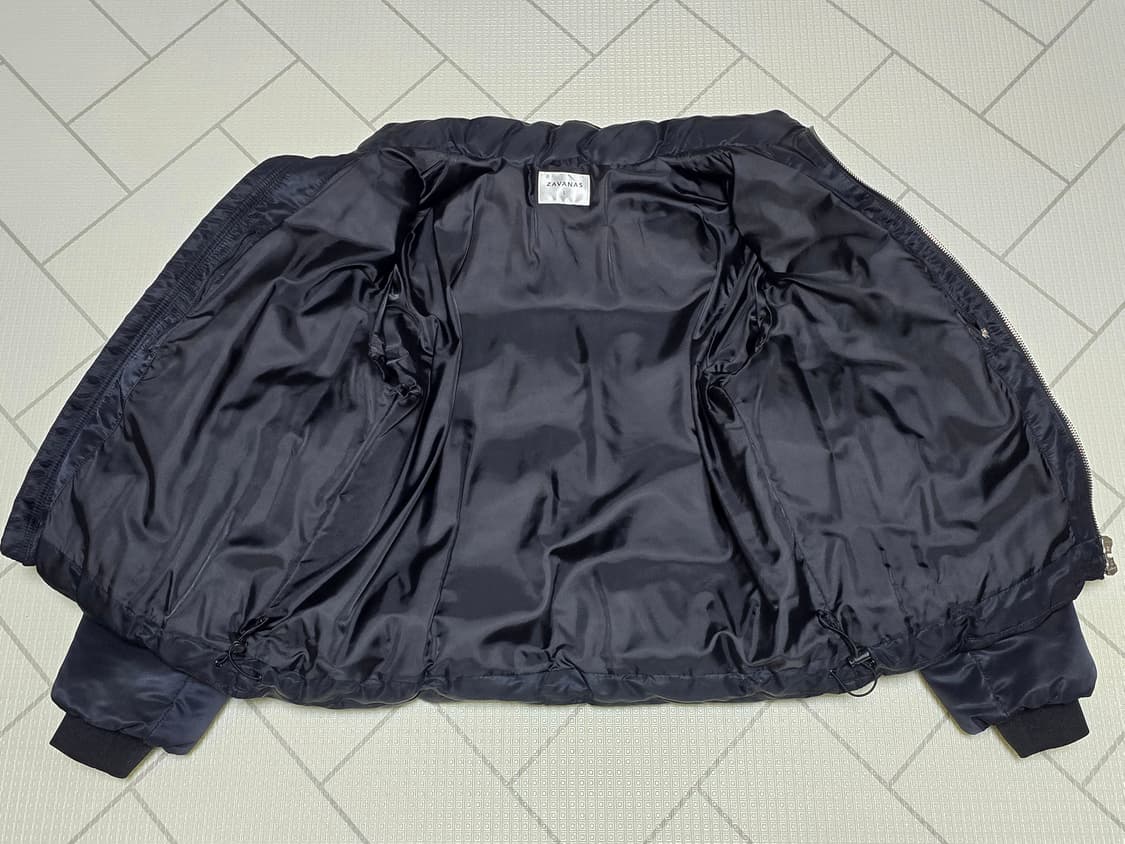 자바나스 208 람포지퍼 덕다운 숏패딩 L(블랙) 상품이미지6