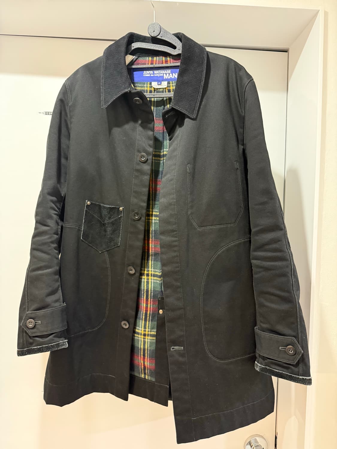 junyawatanabe man 스웨이드 패치 코트 상품이미지1