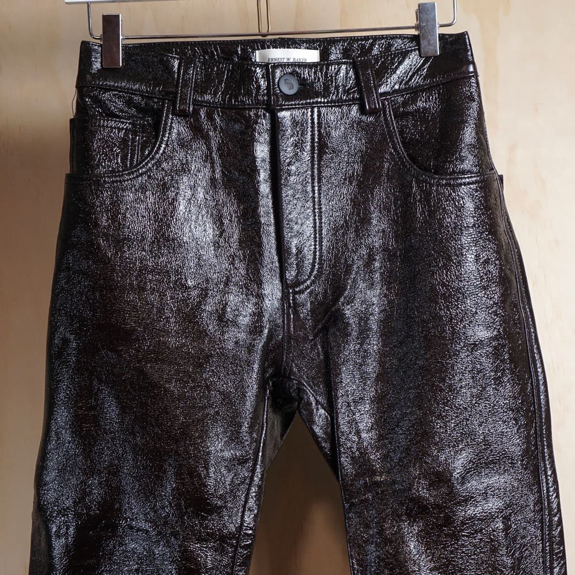 Ernest W Baker 22AW 램스킨 플레어 팬츠 상품이미지5