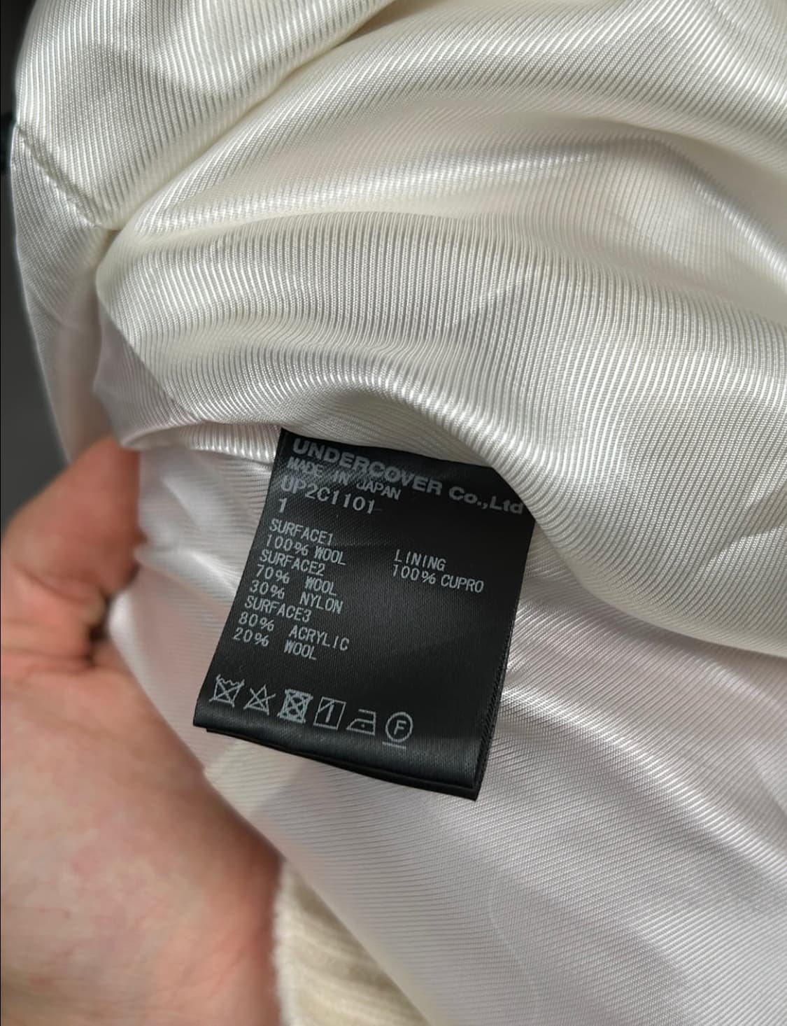 *rare* 언더커버 하이브리드 싱글 브레스티드 블레이져 자켓 상품이미지3