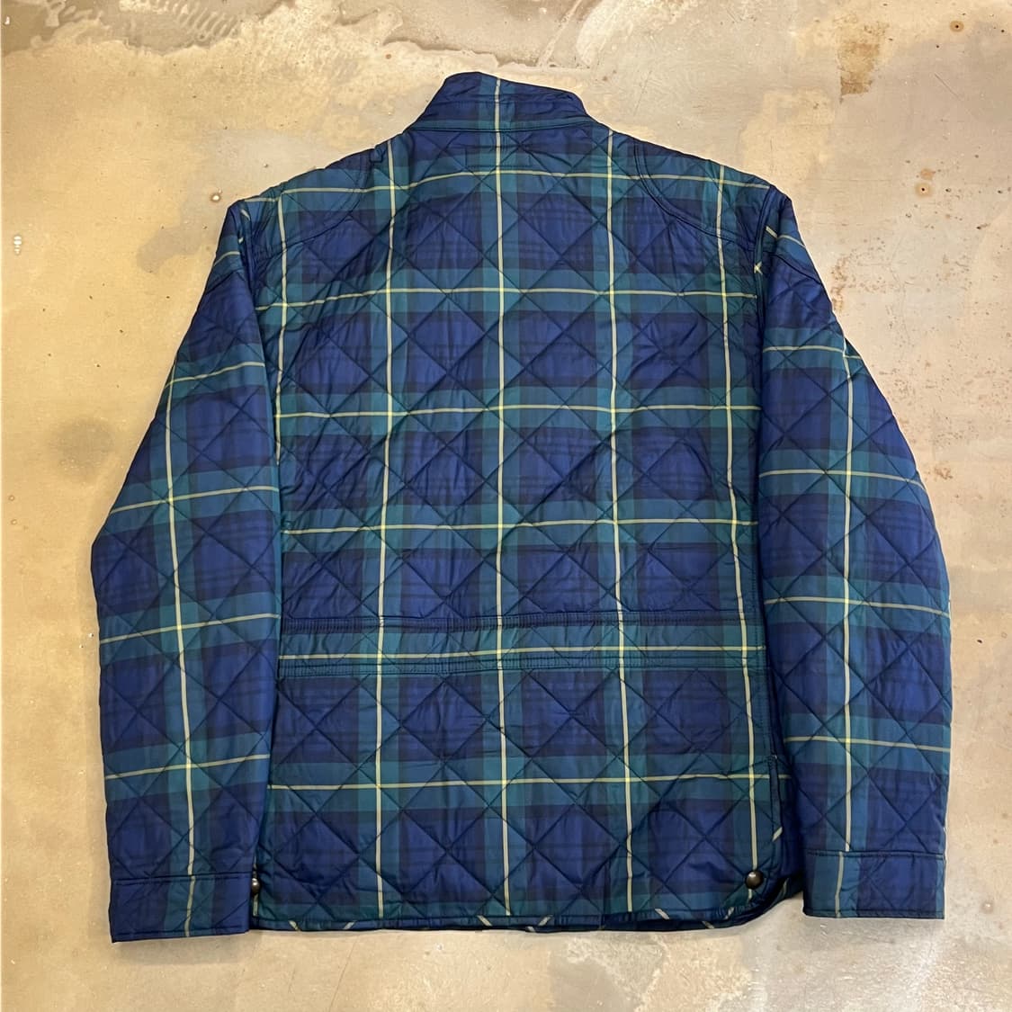 XL 폴로랄프로렌 블랙와치 퀼팅 타탄체크 자켓 상품이미지3