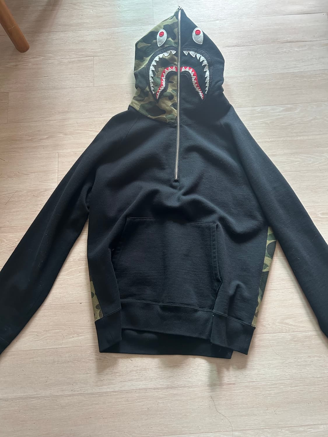 베이프 반집업 반카모 후드집업 새상품급 판매합니다 상품이미지1