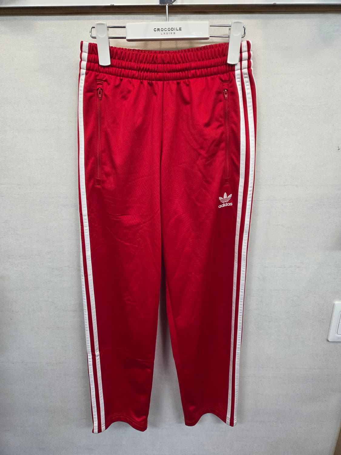 아디다스 파이어버드 트랙팬츠 xs 레드 상품이미지1