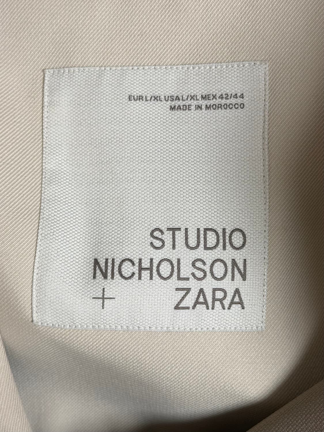 자라 스튜디오 니콜슨 트윌 자켓 XL 상품이미지4