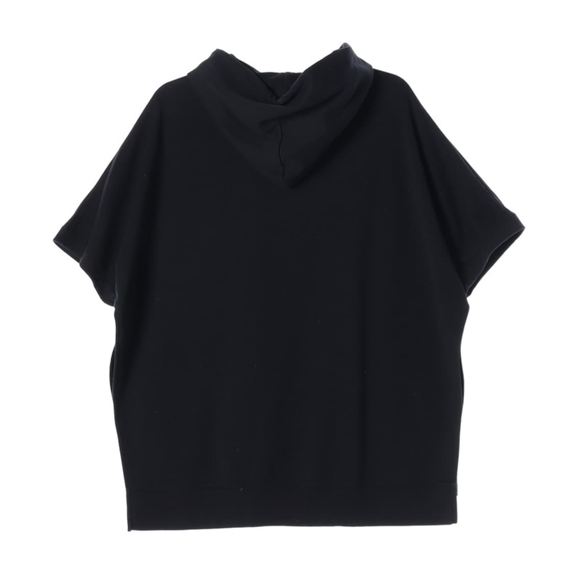 오니츠카타이거 블랙 자수 로고 반팔 후드티 S 상품이미지2