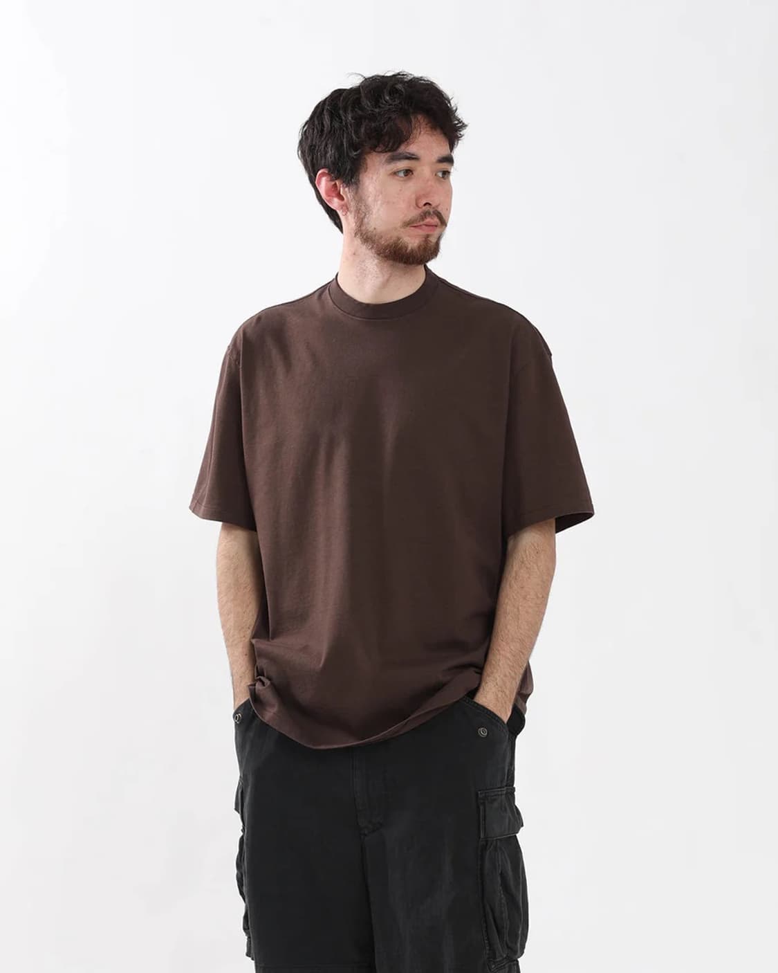 [2] 26ss 아프레쎄 헤비웨이트 티셔츠 브라운 상품이미지2