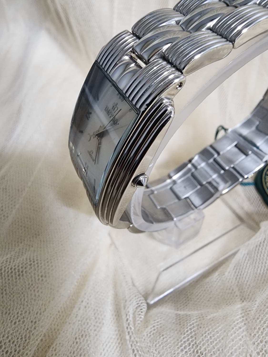 IMPERO 임페로 사각 메탈 쿼츠 시계 미사용 공용 상품이미지4