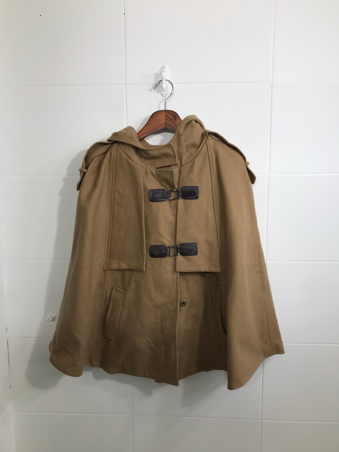 사와코 베이지 케이프 모리걸 겨울 코디세트 상품이미지4