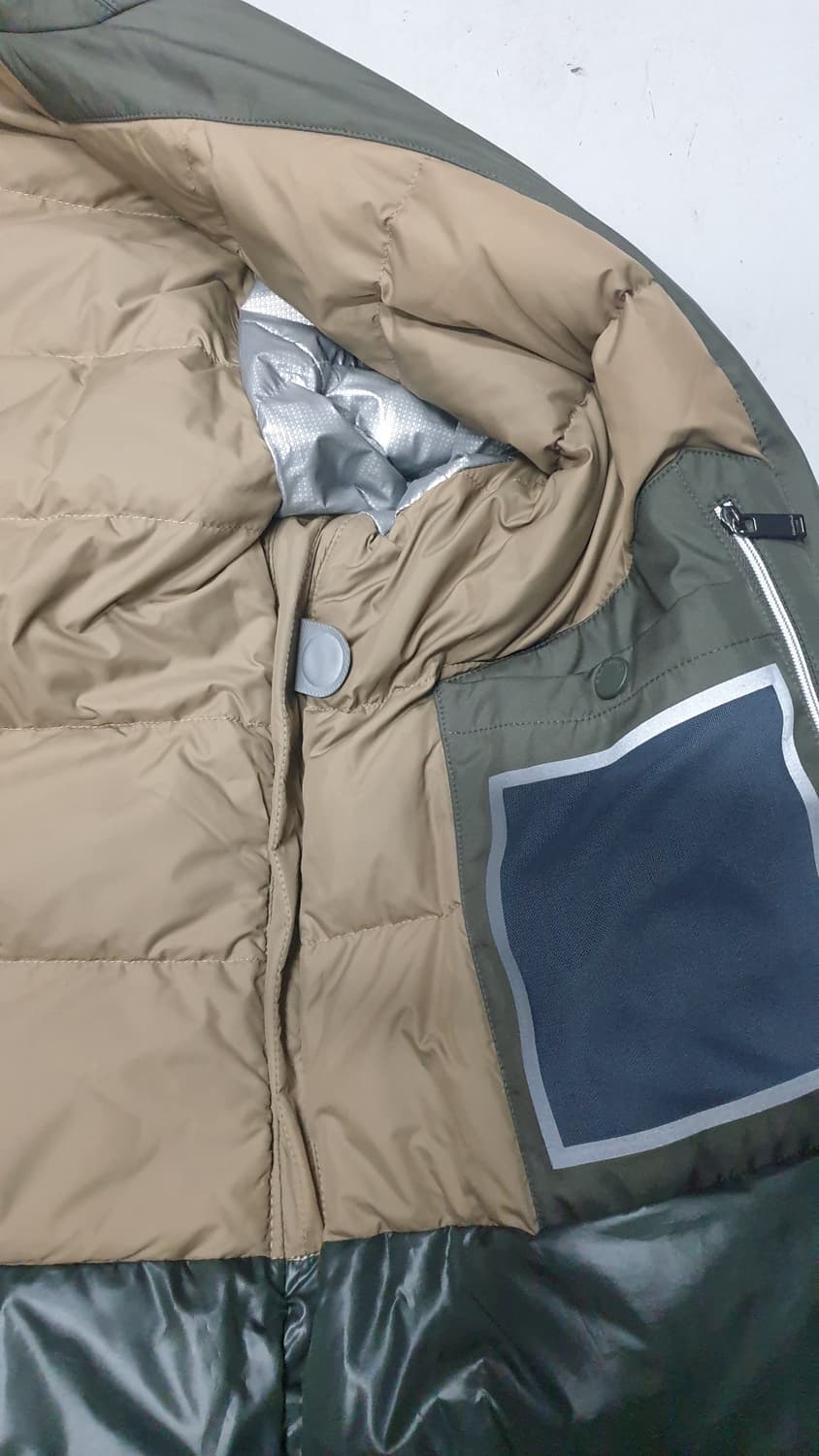 빈폴 프리미엄 구스 다운 코트 105 카키 상품이미지4