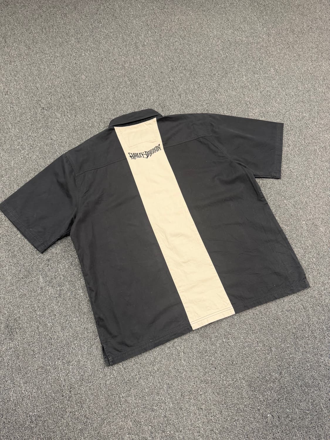 XL) 할리데이비슨 빈티지 이글 자수 반팔셔츠 상품이미지5