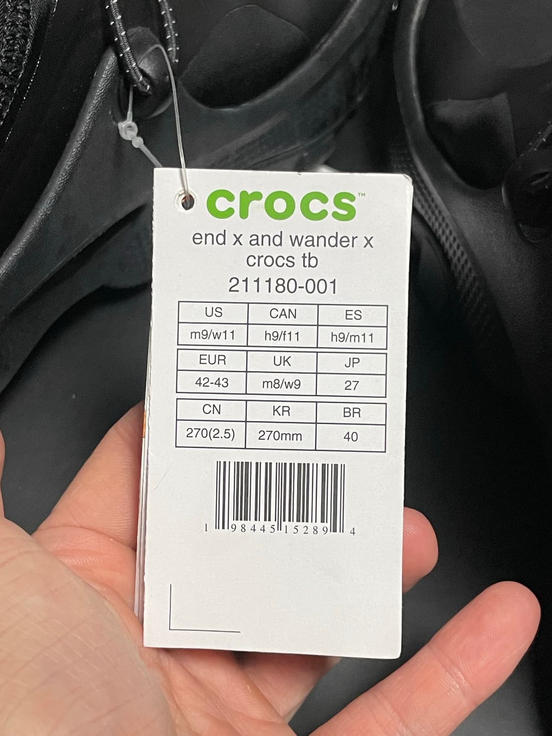 크록스x앤드원더xEND 270(새상품) 상품이미지3