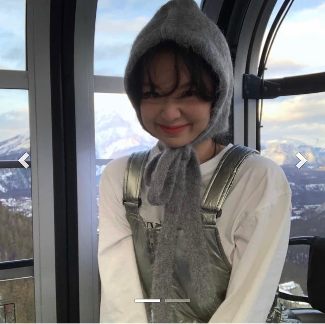 프레클 알파카 혼 보넷 그레이 상품이미지1