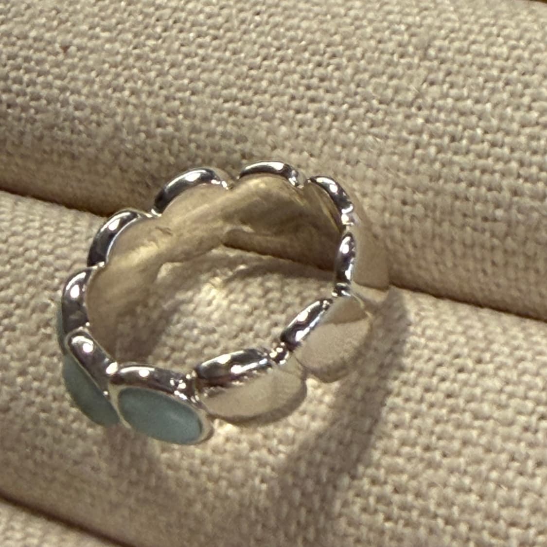 새상품 여성 신주 반반 원석 반지  상품이미지6