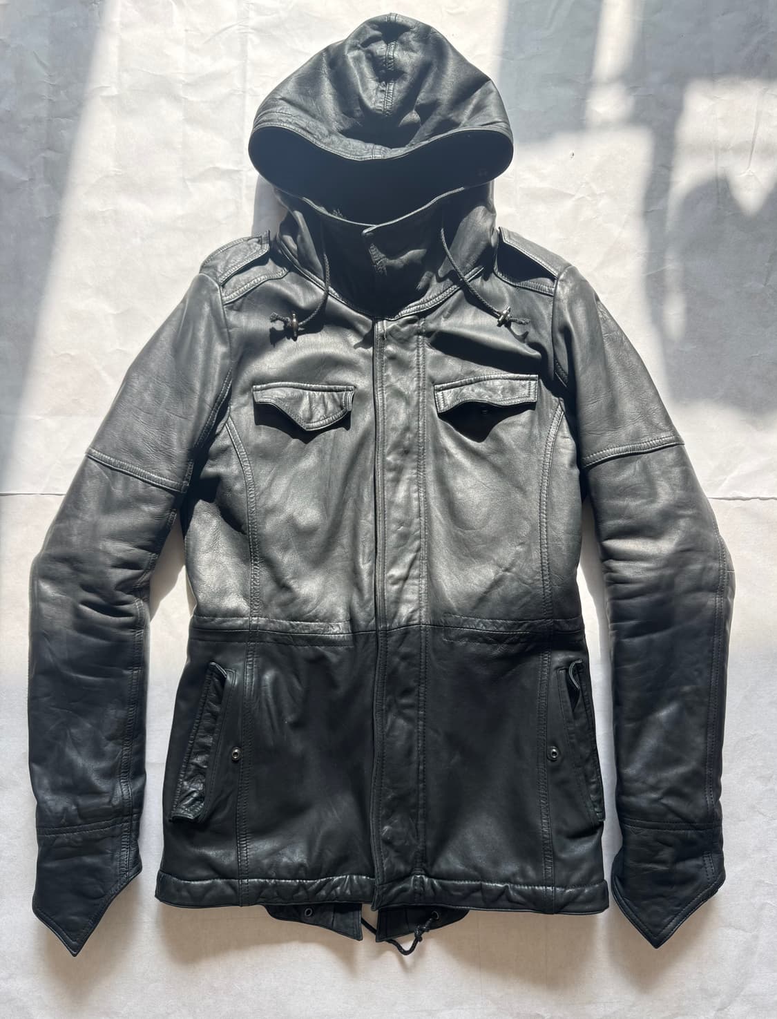 ”SHELLAC“ SHEEP SKIN leather jacket 상품이미지1