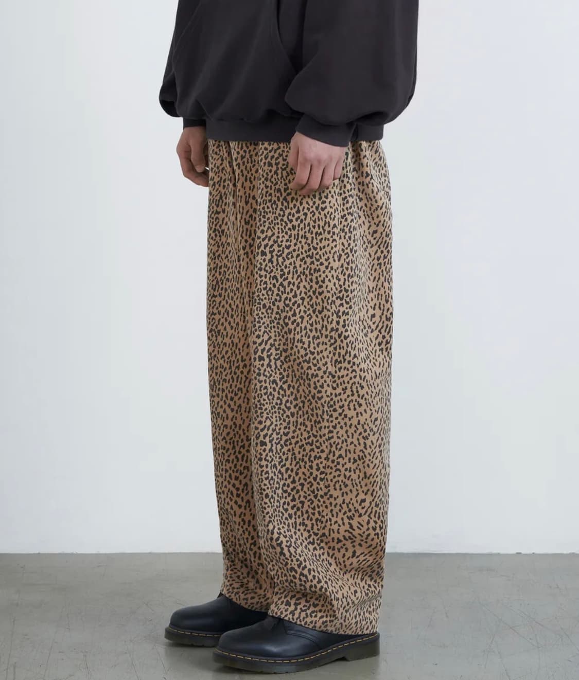 URBANSTOFF 레오파드 롱 벌룬팬츠 옐로우 상품이미지1