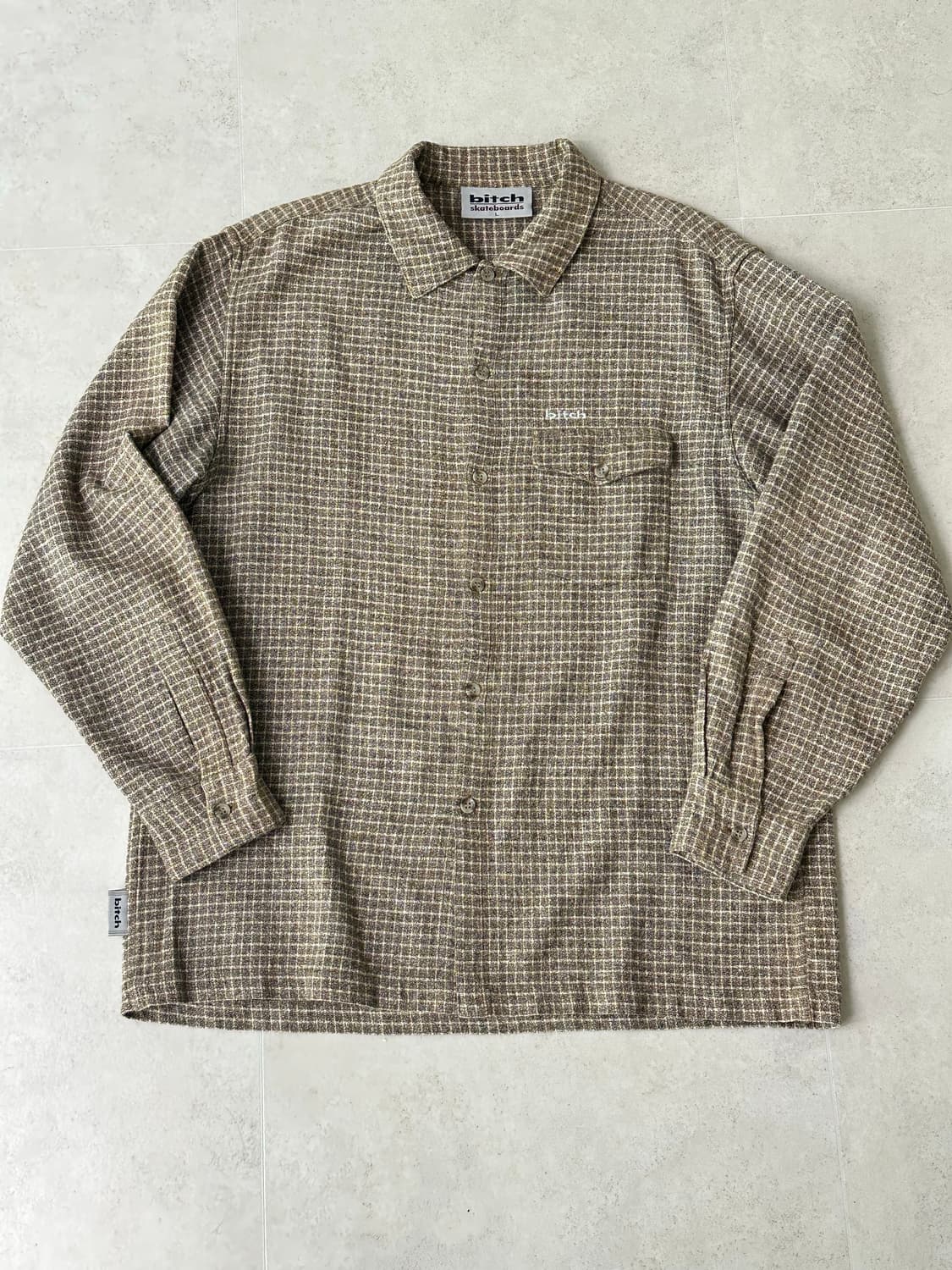 비치스케이트보드 플란넬 체크셔츠  상품이미지1