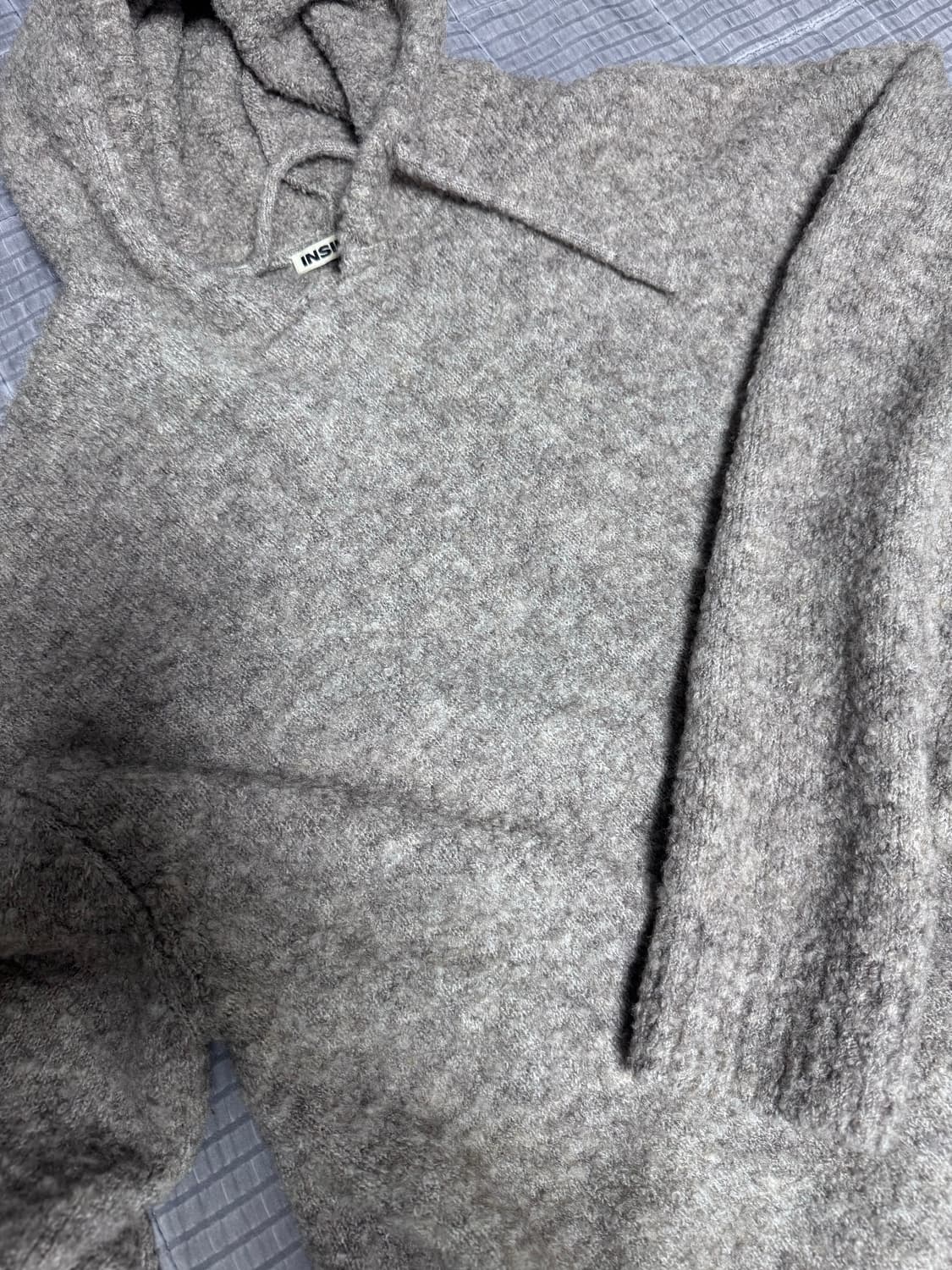 인사일런스 니트 후드 상품이미지4