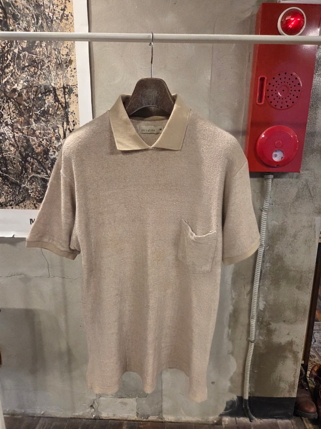 rdv o globe 테리코튼 티셔츠 상품이미지10