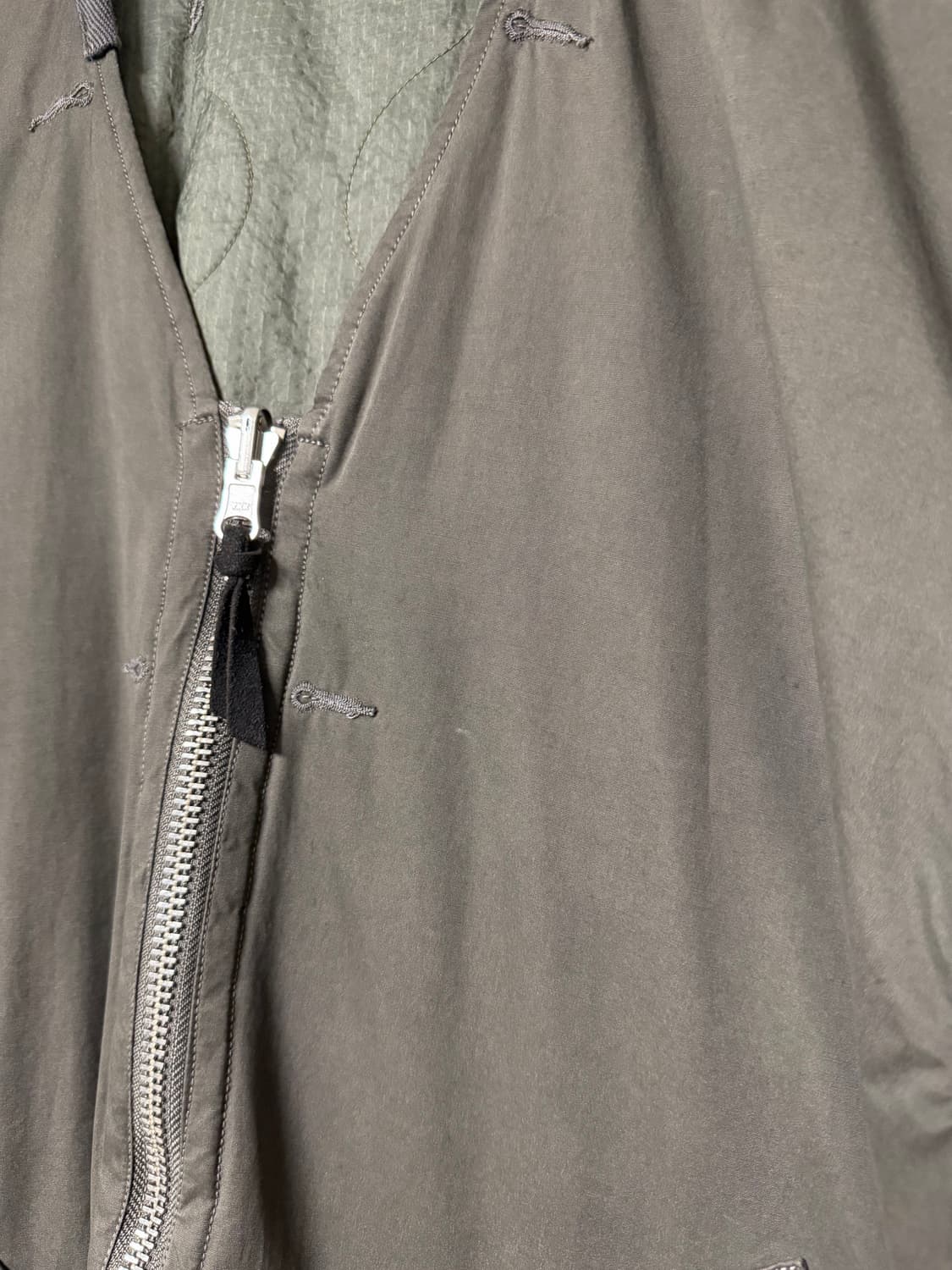 폴리테루 / 리버시블 라이너자켓 / 올리브+퀼티드그린 4 상품이미지8