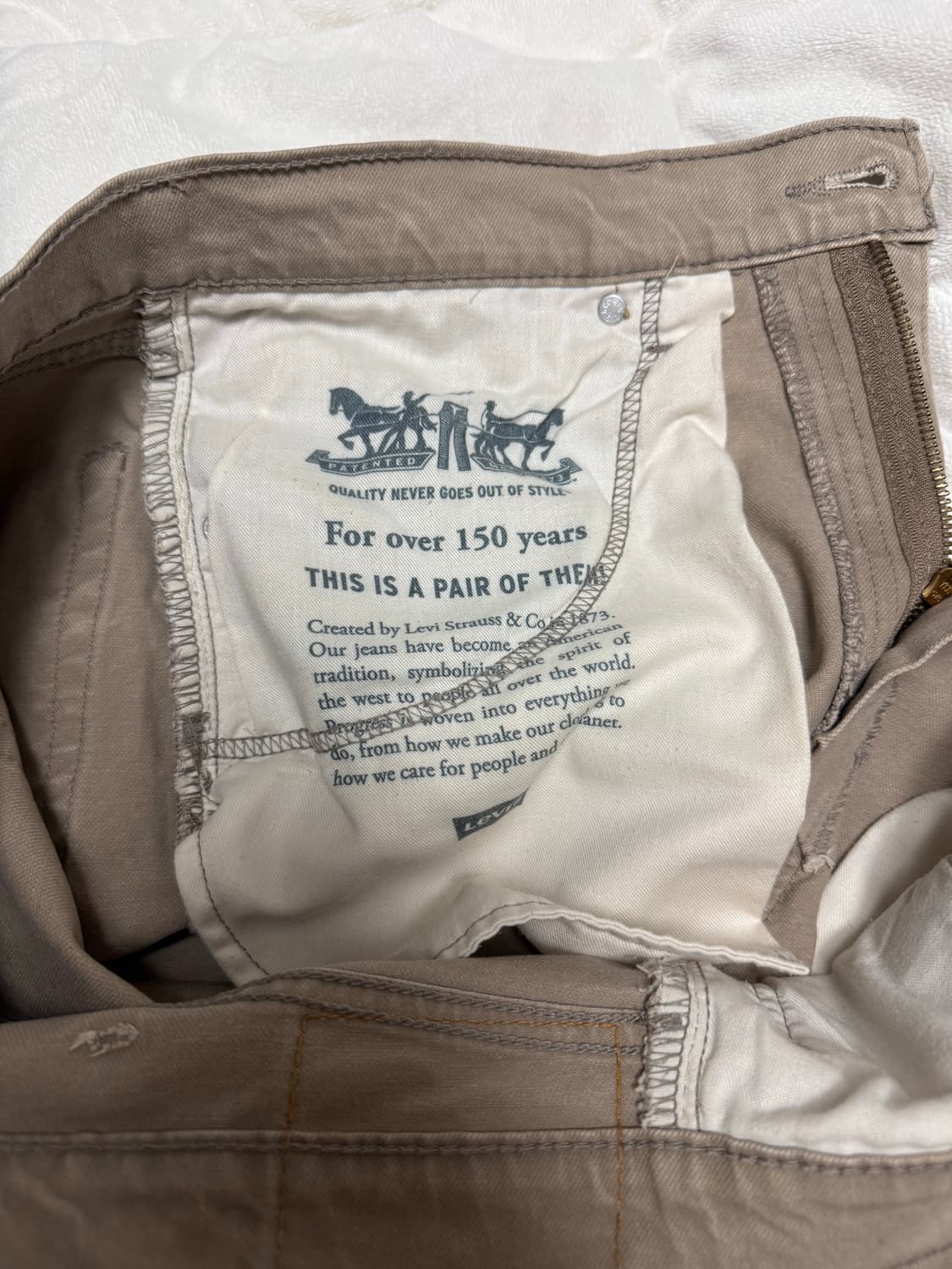 [Levi's] 리바이스 517 카키 베이지 (33-32) 상품이미지9