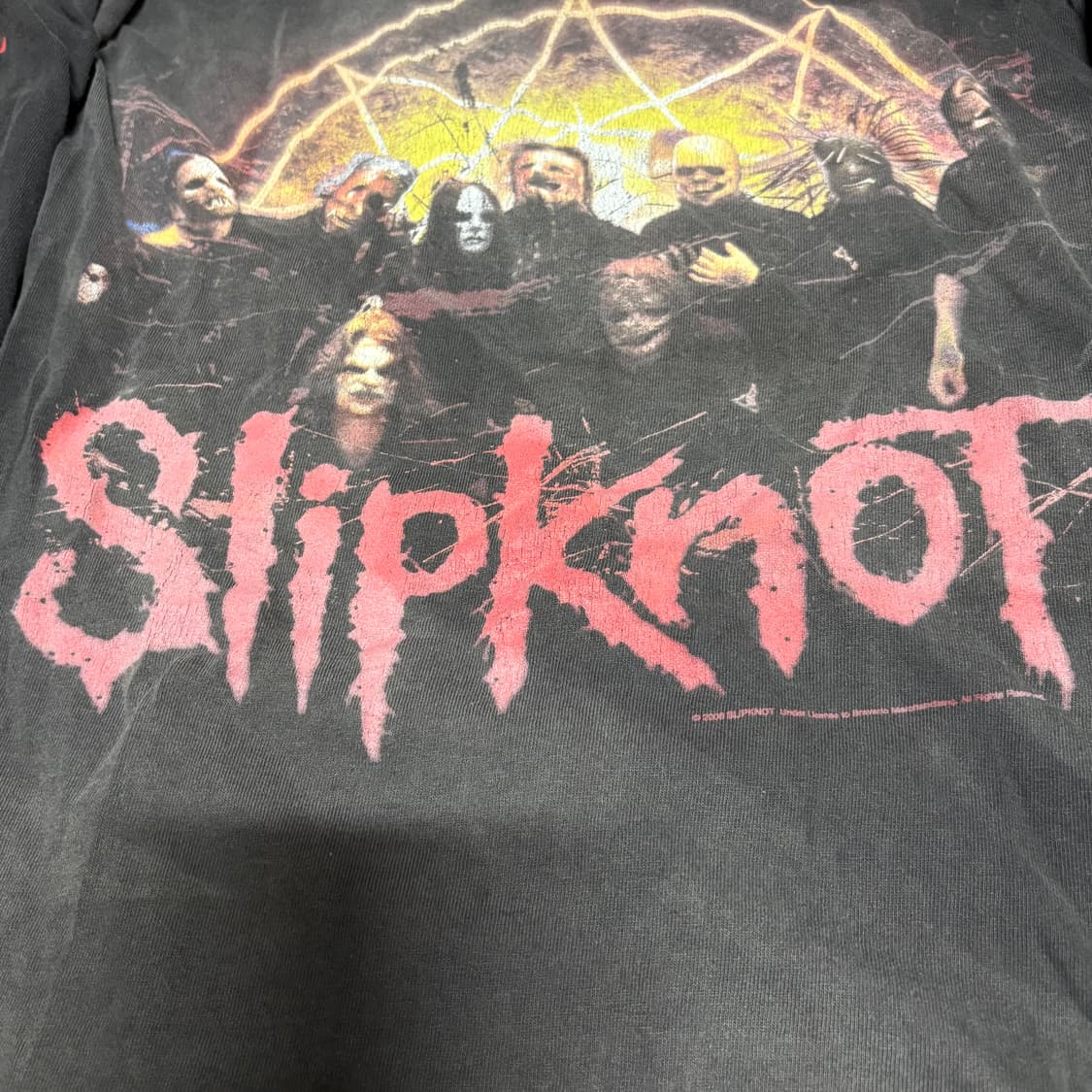 00s slipknot 슬립낫 하드페이딩 롱슬리브 빈티지 밴드티 S 상품이미지5