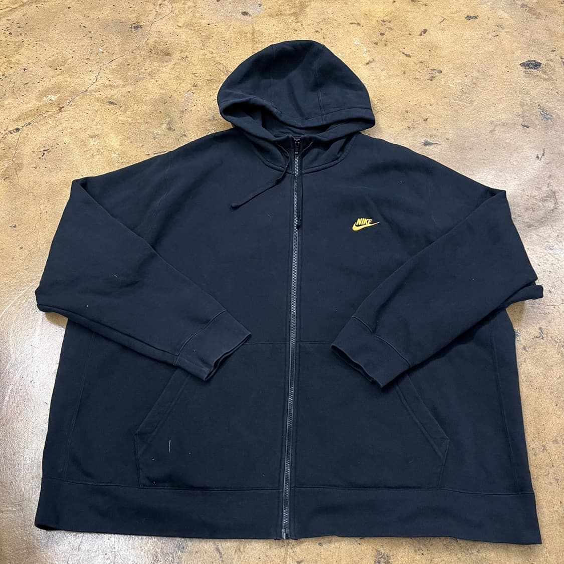[정품/4XL] 나이키 블랙 후드집업 b14 상품이미지2