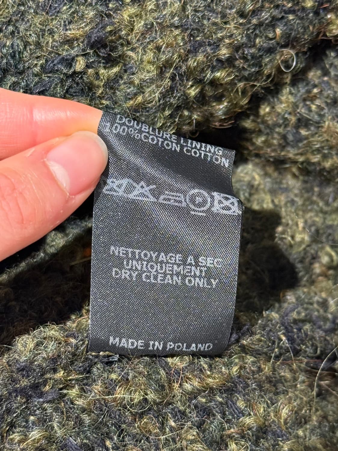 이자벨마랑 에뚜왈 딥 그린 부클 니트 코트 상품이미지9