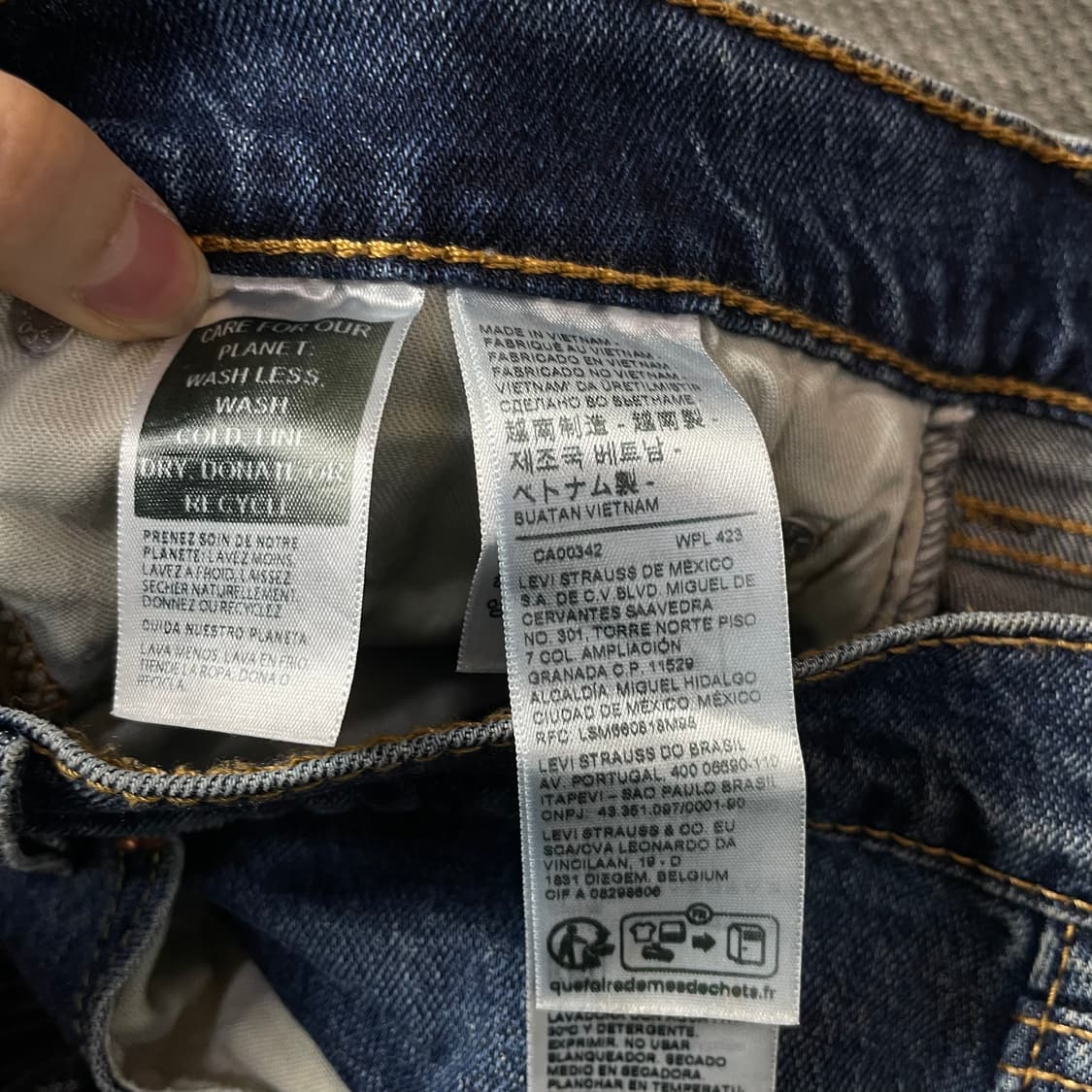 (30) 리바이스 505 30X32 진청 데님 팬츠 상품이미지4